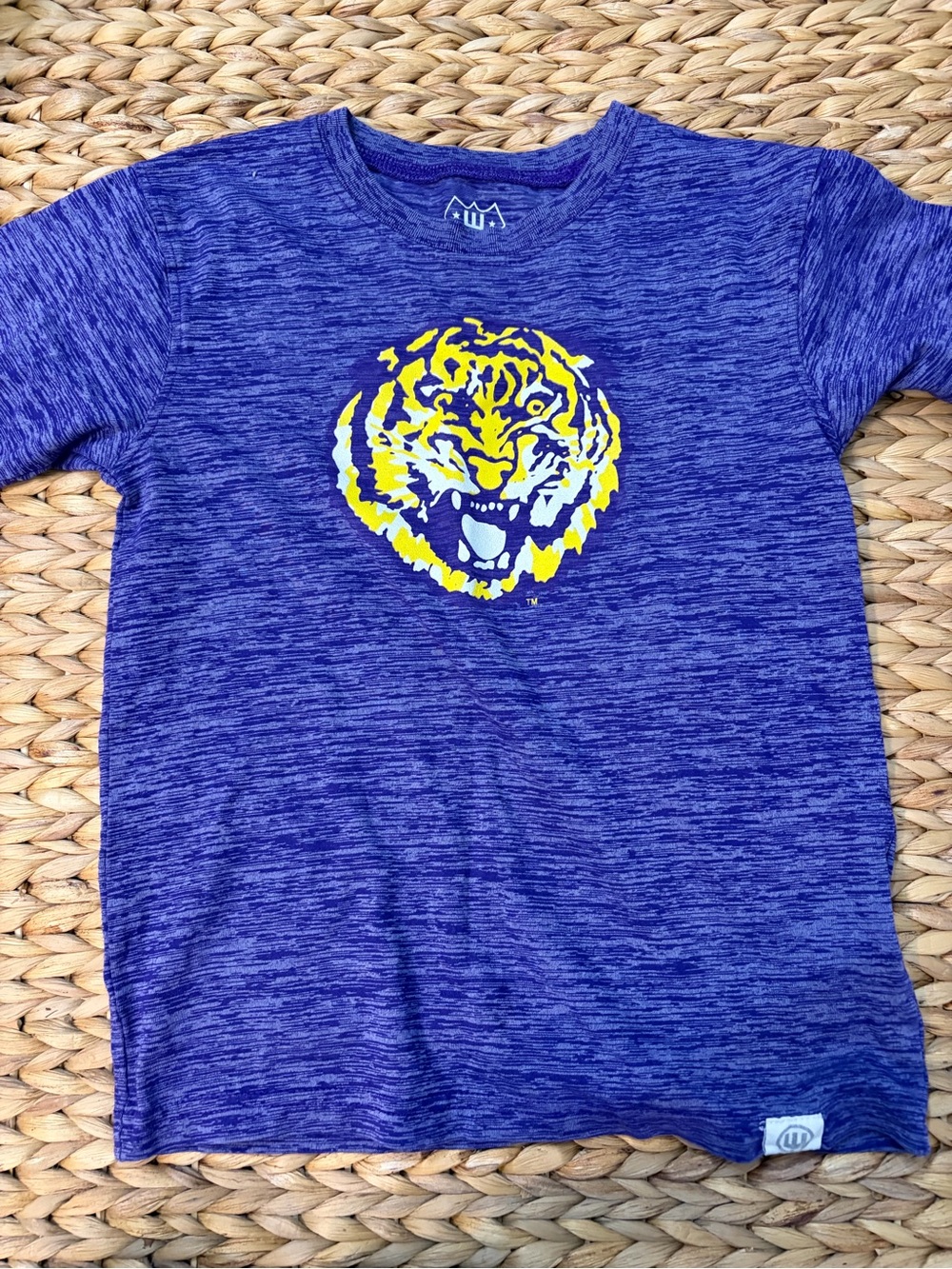 Wes and Willy boys LSU tee size 6